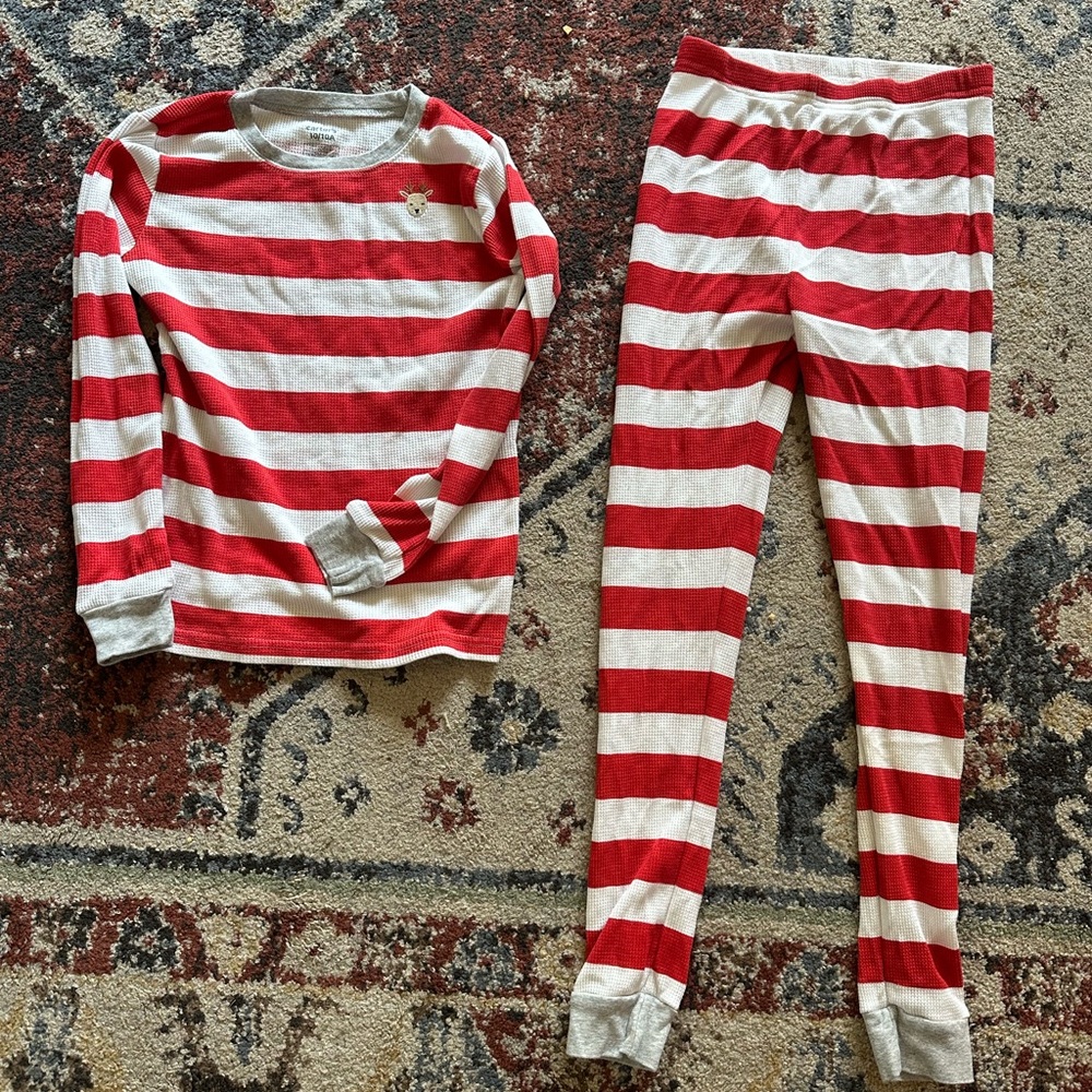 Kids Christmas pajamas size 10 girls or boys